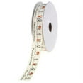 thumbnail image 2 of Little House Merry Christmas Print Cotton Ribbon, 1/2-inch, 10-yard, 2 of 2
