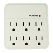 Presto Plug Outlet Extender, 2 USB Ports, 2 AC Outlets, 4ft Cord Small ...