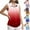 A-Red, variant on GERsome Women's Sleeveless Tank Tops Summer Button Down Shirts Loose Fit V Neck Work Office Ladies Shirts S-2XL