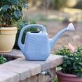 thumbnail image 2 of Bloem Classic 2 Gallon Plastic Watering Can - Indoor/Outdoor with 256 Fl Oz Capacity, Removable Nozzle, Peri-Blue, 2 of 5