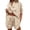 Khaki, variant on Summer Women's Casual Two Tracksuit Half Sleeve Button Down Shirt High Waisted Shorts Set L Swimming Suits Women Bikini Bikini Suits Women Swim Suit Swimsuits for Women Shorts And Top Beach Board