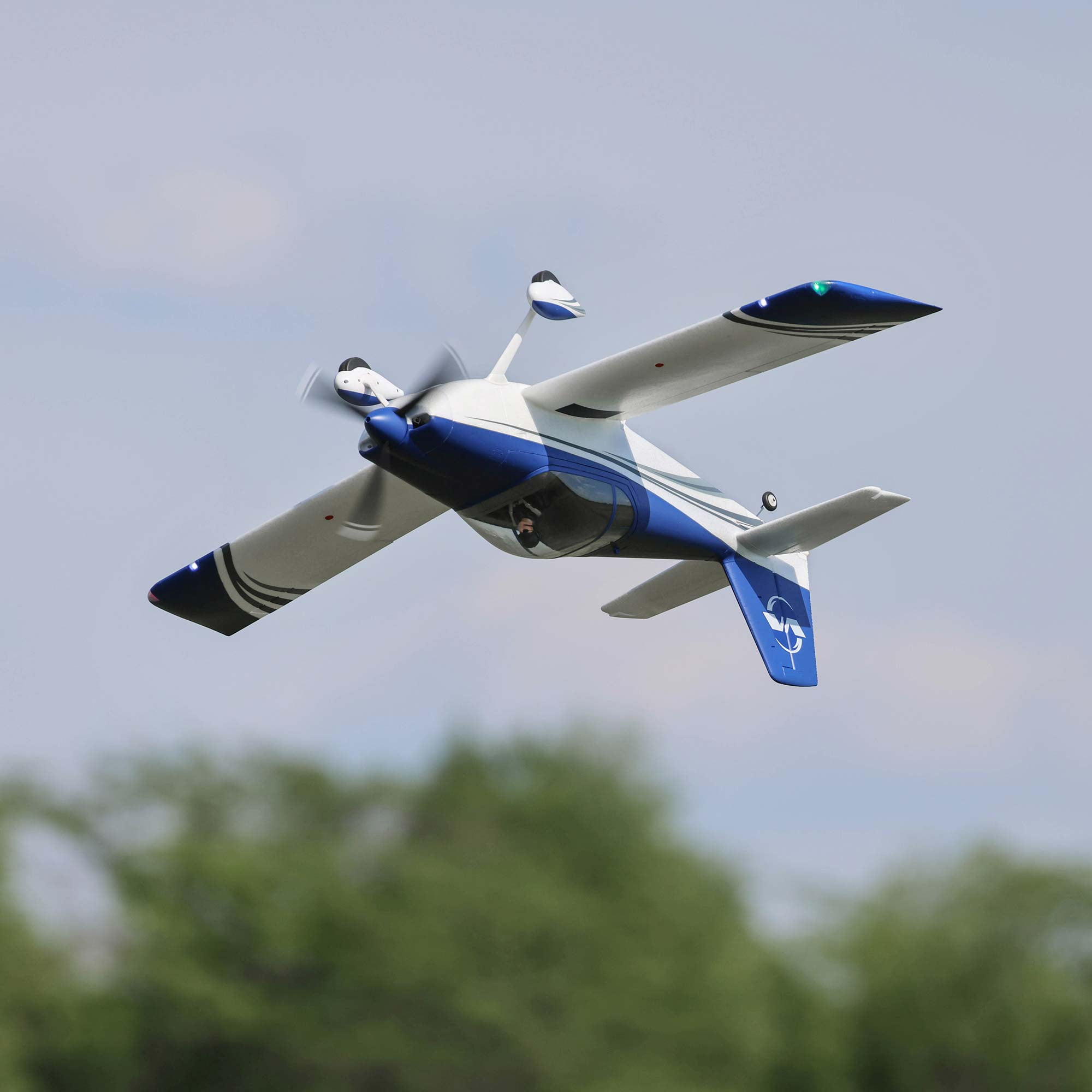 E-flite RC Airplane RV-7 1.1m BNF Basic Transmitter Battery and Charger Not Included with SAFE Select and AS3X EFL01850 Airplanes B&F Electric