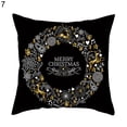 thumbnail image 1 of Funda de almohada con estampado de ciervos, funda de cojín de poliéster decorativa elástica para el hogar, 1 of 5
