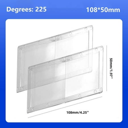 

2Pcs Magnification Welding Lens 1.97X4.25 In Welding Cheater Lens Welding Helmet