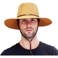 thumbnail image 1 of Sombrero de paja vaquero/vaquera estilo western para hombres y mujeres, 1 of 5