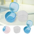 Denture Bath Case No Leak Denture Case Retainer Cleaning Box Mouth