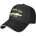 thumbnail image 1 of USS Simon Lake AS 33 Unisex Baseball Caps Sandwich Caps Casual hat, 1 of 8