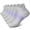 gray, variant on Ankle Compression Socks for Women 6 Pairs, Running Socks with Heel Tab, Cushioned Low Cut Athletic Socks