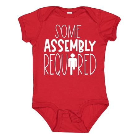 

Inktastic Some Assembly Required Left Leg Amputee Boys or Girls Baby Bodysuit