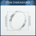 thumbnail image 3 of Unique Bargains Hub Centric Rings, 56.1mm ID to 60.1mm OD Vehicle Wheel Hubrings Aluminum Alloy, 4 Pcs, 3 of 6