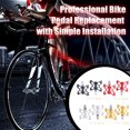 thumbnail image 4 of Eigraketly Pedal de bicicleta, componente de reemplazo, piezas de estribo de bicicleta, componentes de bicicletas, reemplazo de pedales de Ciclismo Plata, 4 of 6