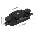 thumbnail image 3 of Camera Belt Clip Waist Camera Waist Buckle with Quick Release Camera Mount Adapter Compatible with / Camera, 3 of 5