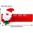 thumbnail image 5 of Lopsity 2 Pieces Christmas Refrigerator Door Handle Cover Kitchen Appliance Covers Fridge Microwave Oven Dishwasher Refrigerator Door Handle Covers Protector Christmas Decorations (Red), 5 of 5