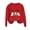 Red, variant on Hurxie Halloween Spooky Season Sweatshirt Women Cute Ghost Graphic Pullover Tops | Magical Halloween Sweatshirts, Womens Black Cat Ghost Shirts, Funny Halloween Long Sleeve Sweater
