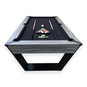 7 FT Pool Table Black Design Billiards – Neptune
