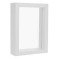 thumbnail image 1 of DIY Stereoscopic Plant Specimen Frame Double Sided Glass Leaves Photo Frame Creative Table Decoration (White, 6 Inches), 1 of 5