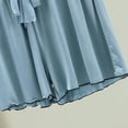 thumbnail image 4 of HongQid Pajama Short Women Modal Cotton Lounge Short Comfy Casual Pajama Shaort with Elastic Waistband Light Blue 3XL, 4 of 4