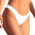 thumbnail image 1 of Women's Fashion Sexy Low Rise Solid Color Briefs - Elastic Swimming Trunks - Nylon Spandex - S-XXL Sizes, 1 of 6