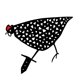 thumbnail image 2 of Decoración impermeable del césped del jardín de la estaca hueca de acrílico del arte de la yarda de la estaca del pollo, tipo E Eigraketly HA003969-04, 2 of 6