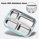 thumbnail image 2 of Caja Bento de acero inoxidable, contenedor de almuerzo seguro apilable a prueba de fugas de gran capacidad, 2 of 4