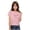 Pink, variant on Eltusu Girls Short Sleeve Tops, Pullover Fashion Summer Crewneck Kids T-shirts White Size 3-14 T