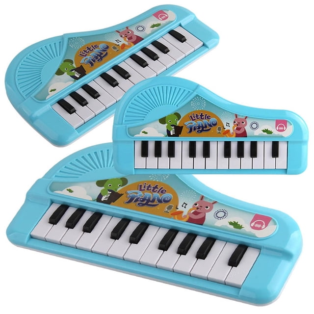 Piano con teclado eléctrico HUOGUO Kids con 22 teclas para mayores de 18 meses