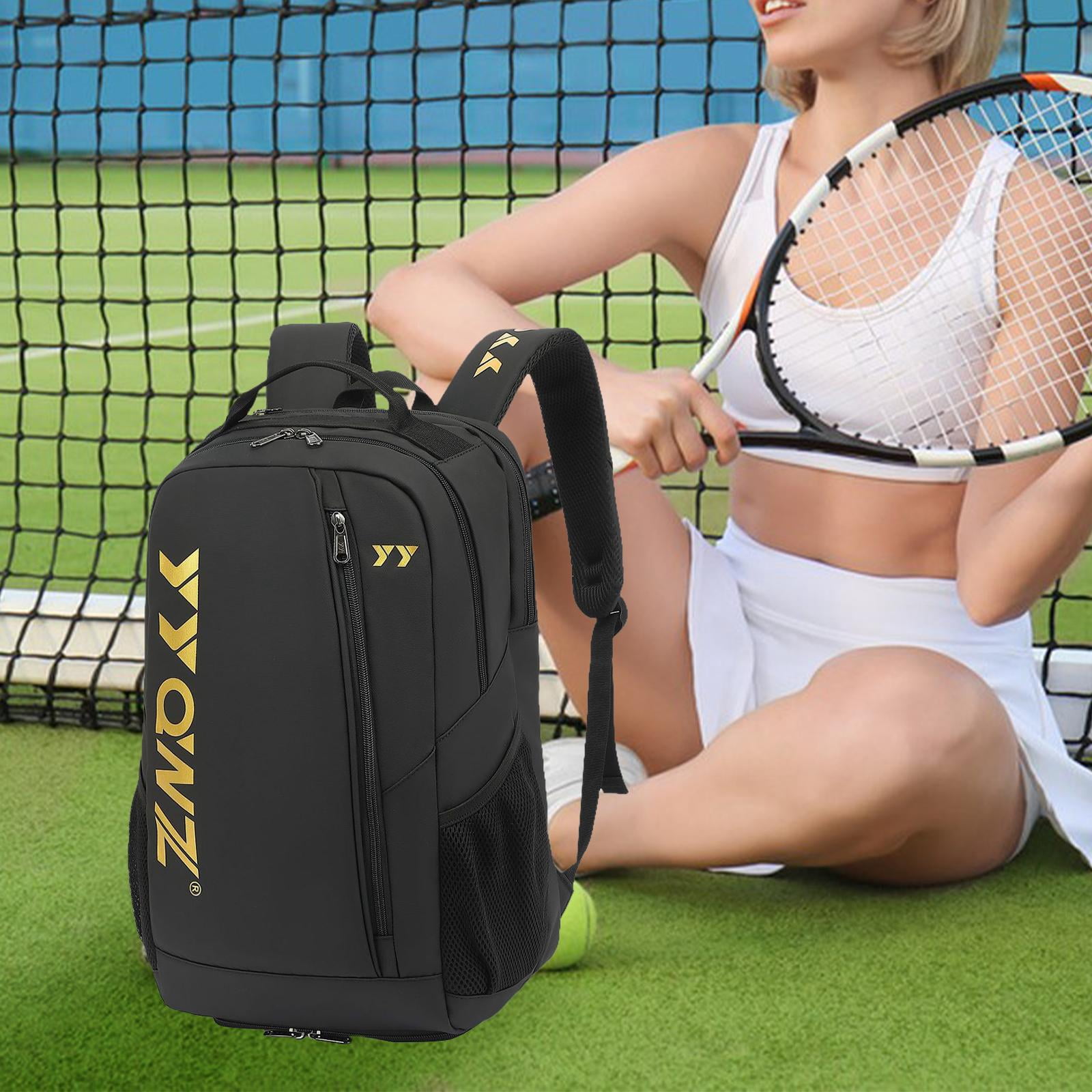 Baoblaze Badminton Bag Backpack Shoulder Bag Tennis Rackets Bag for Badminton Rackets Black
