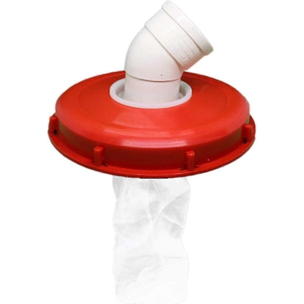 IBC Rain Filter Cover, Washable Nylon IBC Filter, IBC Lid Filter Cover 163mm/245mm Red IBC Rain Tank