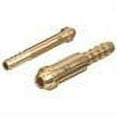 thumbnail image 2 of Western Enterprises AW-17 Inert Arc Nipples, 200 PSIG, Brass, 2 7/32", 1/4" Hose ID, Barb Connection, 0.5 Length, B-Size, 2 of 3