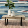 thumbnail image 3 of GDF Studio Francie Modern Industrial Coffee Table, Canyon Gray, 3 of 11