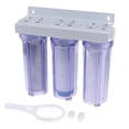 thumbnail image 1 of Cateissary 3 filtros de agua del sistema del UDF CTO del cartucho de filtro de la etapa para el hogar Cocina y Comedor, 1 of 1