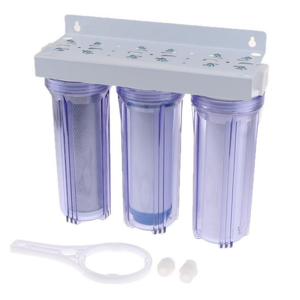 Cateissary 3 filtros de agua del sistema del UDF CTO del cartucho de filtro de la etapa para el hogar Cocina y Comedor