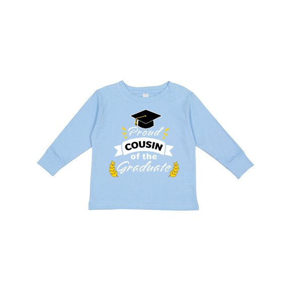 Inktastic Family Graduation-Proud Cousin Of The Graduate Boys or Girls Long Sleeve Toddler T-Shirt