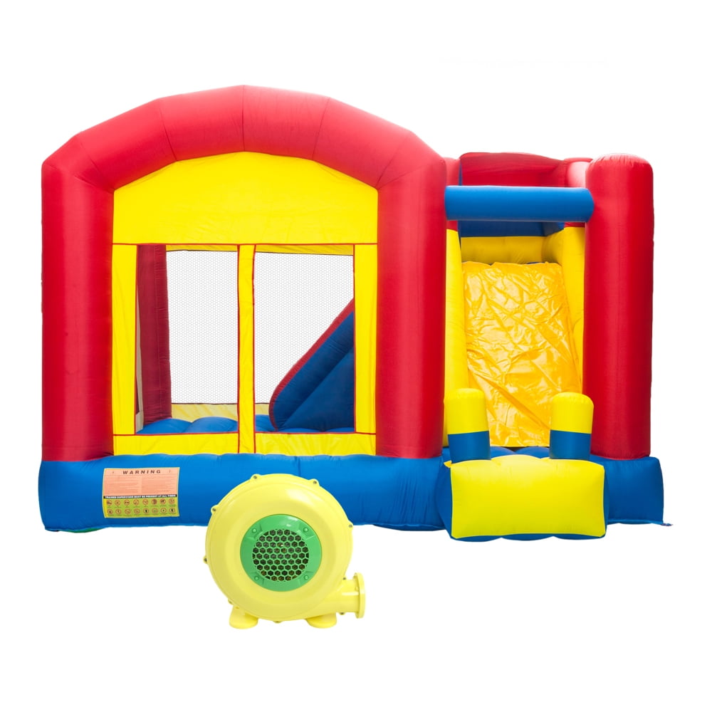 Zimtown Mighty Inflatable Bounce House Castle, Kids Jumper Moonwalk