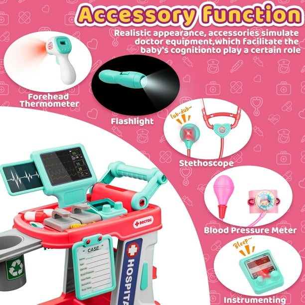 KLEIN Vanity docteur à tiroir avec tensiomètre électronique - Jeux - Jouets