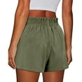 thumbnail image 3 of Womens Shorts with Pockets Summer Casual Shorts for Women Waist Casual Lightweight Adjustable Tie Knot Loose, 3 of 7