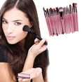 thumbnail image 3 of 20PCS Makeup Brush Set - Wool Makeup Brush Kit, Foundation Eyebrow Eyeshadow Lip Blush Cosmetic Brushes, Makeup Brushes Set, Professional Brush Set, Make Up Brushes, Makeup Brush Set for Women, 3 of 9