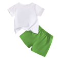 thumbnail image 3 of Hiijoy Infant Boys Outfits Summer Cartoon Dinosaur Print T Shirt Shorts Set, Sizes 6-9M, 3 of 3