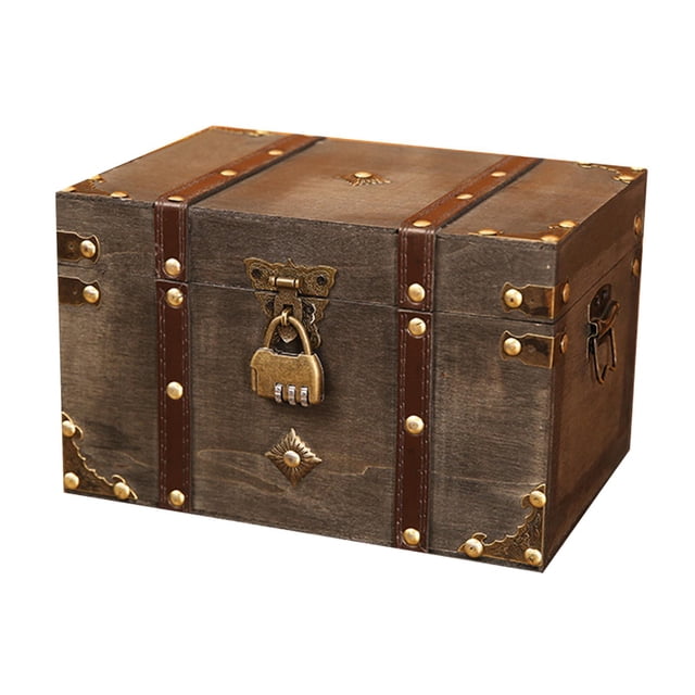 Wisewang Boîte de Rangement Vintage Boîte Décorative pour Bijoux TG Collection Gris P