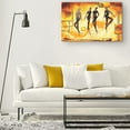 thumbnail image 5 of Startonight Canvas Wall Art Women Silhouettes Yellow Decor Painting, Framed 24" x 36"&nbsp;, 5 of 6