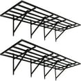 thumbnail image 3 of Danolapsi Heavy Duty Garage Wall Shelving with Hooks, 3.87' x 2' Wall Mounted Storage Shelves, Loads 200lbs Each, 3 of 7