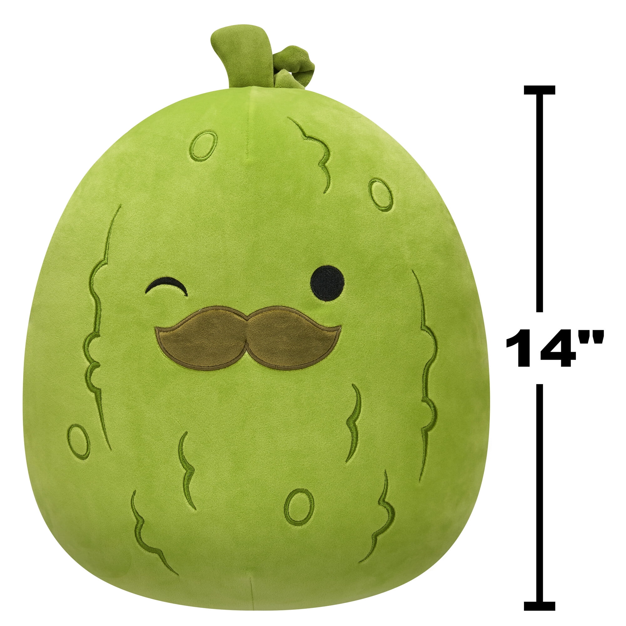 Squishmallows Official 14 inch Charles the Green Pickle - Child's Ultra Soft Stuffed Plush Toy