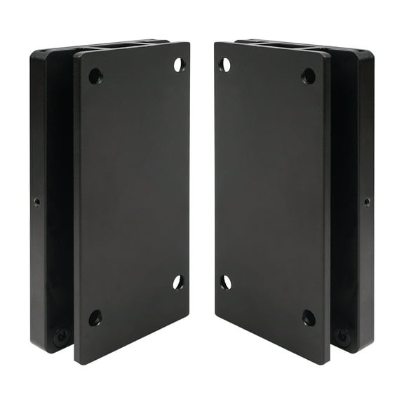Sound Town 2-Pack Universal Speaker Wall Mount Brackets, 4.25" x 2" Mounting Template, Black (CWB-1-PAIR)
