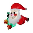thumbnail image 4 of Decoración inflable navideña de Papá Noel, linda figura inflable grande iluminada, 4 of 9