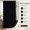 Black, variant on 96" Long Scalloped Linen Textured Waterproof Heavy Duty Shower Curtain with 12 Metal Hooks, Extra Long, Washable, Black Border Bathroom Decor