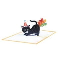 thumbnail image 2 of Clearance Greeting Card under $5,Up 3D Fun Birthday Card With Rainbow Fart Cute Cat Birthday Card, 2 of 9