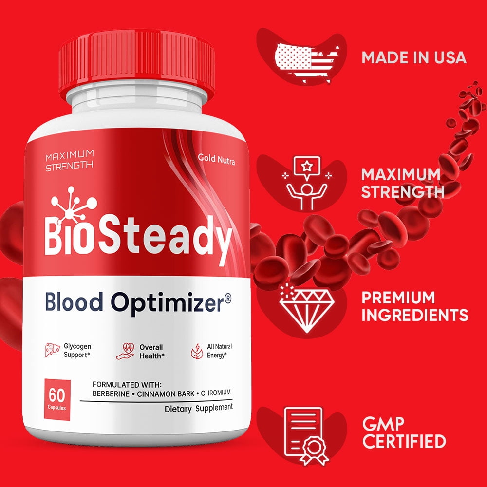 (1 Pack) BioSteady Supplement Capsules, All Natural Glycogen Supplement, BioSteady Pills Maximum Strength
