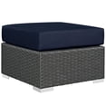 thumbnail image 5 of Ergode Sojourn 8 Piece Outdoor Patio Sunbrella Sectional Set - Canvas Navy, 5 of 5