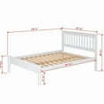 thumbnail image 3 of Donco Kids Contempo Mission Full White Bed with Dual Underbed Drawers, 3 of 5