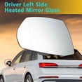 thumbnail image 3 of Left Rear View Side Mirror White Lens Heating for Audi Q5 Q7 SQ5 SQ7 2017-2022, 3 of 7